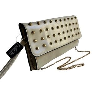 NWT KENDALL & JAMES Studded Clutch Crossbody, Clutch, Wristlet Bag